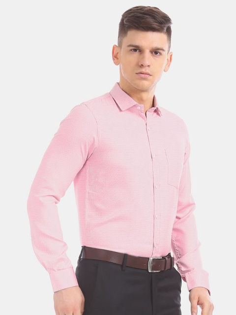 Excalibur Men Pack of 2 Assorted Regular Fit Formal Shirts