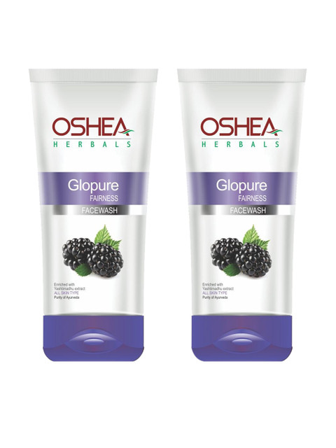 Oshea Herbals Set of 2 Glopure Fairness Face Wash with Yashtimadhu Extract 80 g each, White 
Oshea Herbals Set of 2 Glopure Fairness Face Wash with Yashtimadhu Extract 80 g each, White