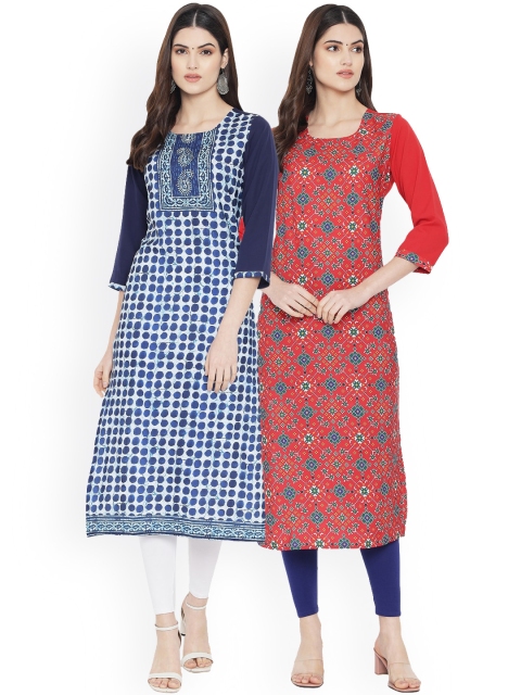 Ethnic basket Women Multicoloured Ethnic Motifs Printed Mirror Work Floral Crepe Kurta, Multi
Ethnic basket Women Multicoloured Ethnic Motifs Printed Mirror Work Floral Crepe Kurta, Multi