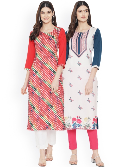 Ethnic basket Women Multicoloured Floral Embroidered Thread Work Floral Crepe Kurta, Multi
Ethnic basket Women Multicoloured Floral Embroidered Thread Work Floral Crepe Kurta, Multi