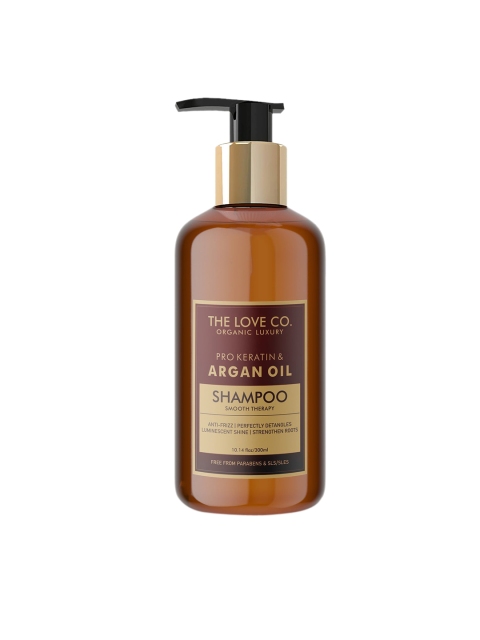 THE LOVE CO. Pro Keratin & Moroccan Argan Oil Shampoo with Biotin 300 ml, Brown
THE LOVE CO. Pro Keratin & Moroccan Argan Oil Shampoo with Biotin 300 ml, Brown