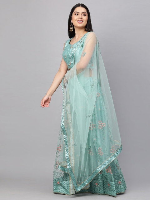 Rajesh Silk Mills Blue & Coral Embroidered Semi-Stitched Lehenga & Unstitched Blouse With Dupatta
Rajesh Silk Mills Blue & Coral Embroidered Semi-Stitched Lehenga & Unstitched Blouse With Dupatta