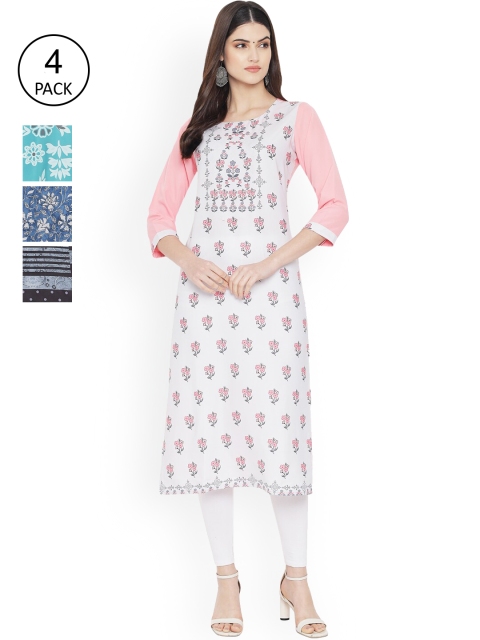 Ethnic basket Women Multicoloured Ethnic Motifs Embellished Floral Crepe Kurta, Multi
Ethnic basket Women Multicoloured Ethnic Motifs Embellished Floral Crepe Kurta, Multi