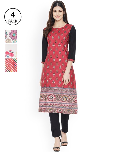 Ethnic basket Women Multicoloured Ethnic Motifs Printed Patchwork Floral Crepe Kurta, Multi
Ethnic basket Women Multicoloured Ethnic Motifs Printed Patchwork Floral Crepe Kurta, Multi
