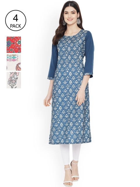 Ethnic basket Women Multicoloured Ethnic Motifs Printed Mirror Work Floral Crepe Kurta, Multi
Ethnic basket Women Multicoloured Ethnic Motifs Printed Mirror Work Floral Crepe Kurta, Multi