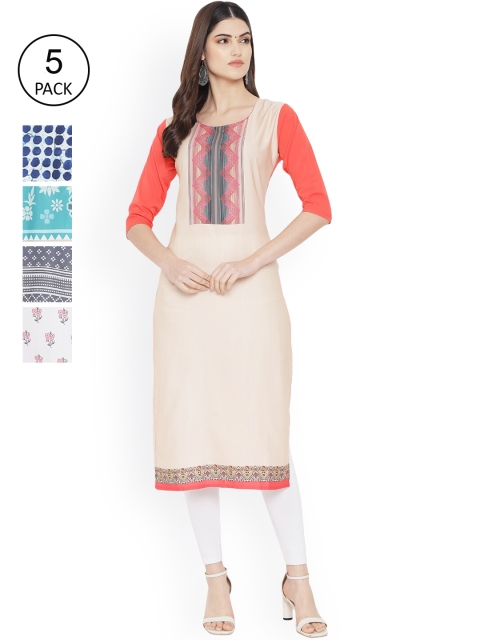 Ethnic basket Women Multicoloured Ethnic Motifs Embellished Floral Crepe Kurta, Multi
Ethnic basket Women Multicoloured Ethnic Motifs Embellished Floral Crepe Kurta, Multi