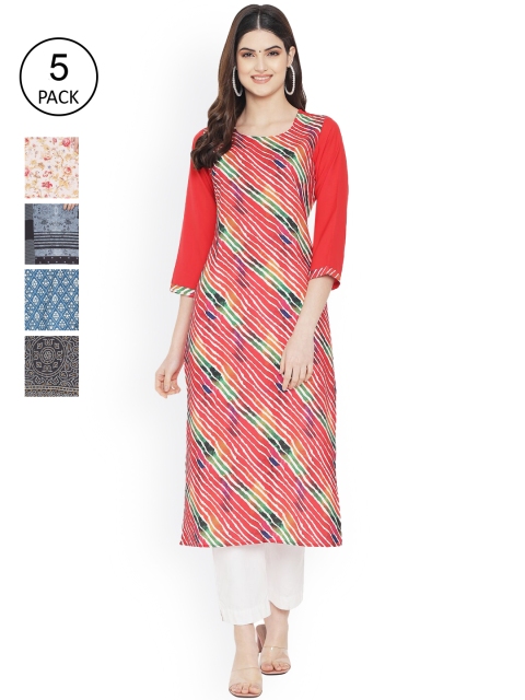 Ethnic basket Women Multicoloured Tribal Printed Thread Work Floral Crepe Kurta, Multi
Ethnic basket Women Multicoloured Tribal Printed Thread Work Floral Crepe Kurta, Multi
