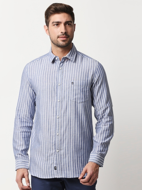 Thomas Scott Men Blue & White Relaxed Striped Imported Cotton Casual Sustainable Shirt
Thomas Scott Men Blue & White Relaxed Striped Imported Cotton Casual Sustainable Shirt