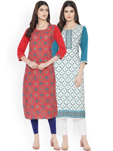 Ethnic basket Women Multicoloured Ethnic Motifs Printed Mirror Work Floral Crepe Kurta, Multi
Ethnic basket Women Multicoloured Ethnic Motifs Printed Mirror Work Floral Crepe Kurta, Multi
