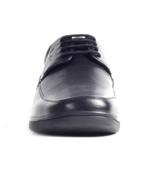 pierre cardin Men Black Solid Leather Formal Brogues