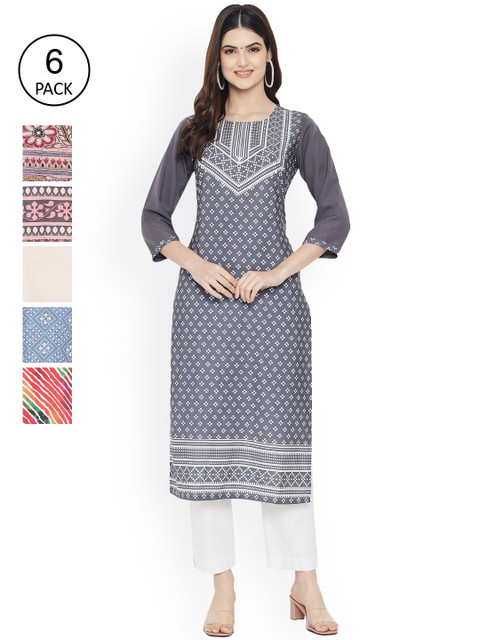 Ethnic basket Women Multicoloured Ethnic Motifs Embroidered Flared Sleeves Thread Work Floral Crepe Kurta, Multi
Ethnic basket Women Multicoloured Ethnic Motifs Embroidered Flared Sleeves Thread Work Floral Crepe Kurta, Multi