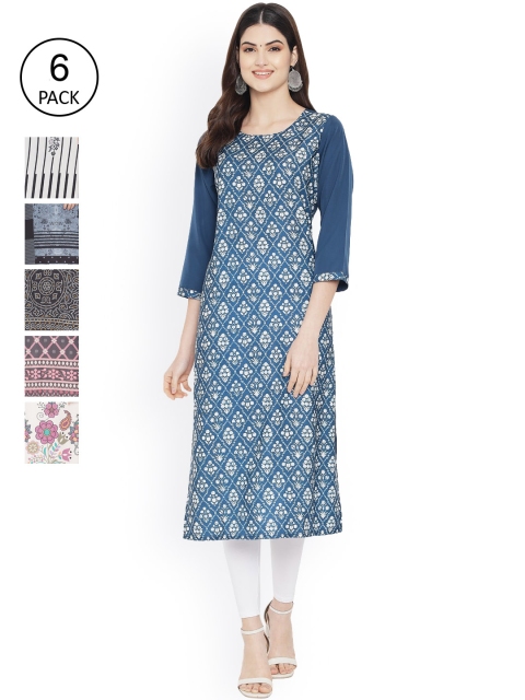 Ethnic basket Women Multicoloured Tribal Printed Thread Work Floral Crepe Kurta, Multi
Ethnic basket Women Multicoloured Tribal Printed Thread Work Floral Crepe Kurta, Multi
