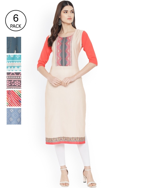 Ethnic basket Women Multicoloured Ethnic Motifs Embellished Floral Crepe Kurta, Multi
Ethnic basket Women Multicoloured Ethnic Motifs Embellished Floral Crepe Kurta, Multi