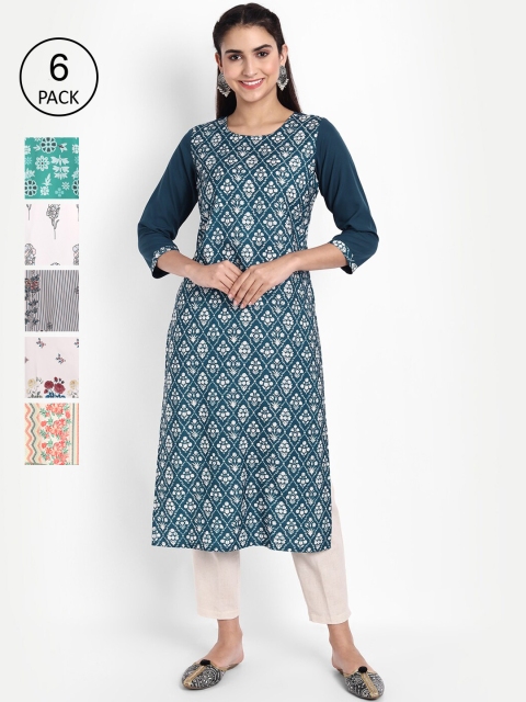 Ethnic basket Women Multicoloured Geometric Embroidered Thread Work Floral Crepe Kurta, Multi
Ethnic basket Women Multicoloured Geometric Embroidered Thread Work Floral Crepe Kurta, Multi