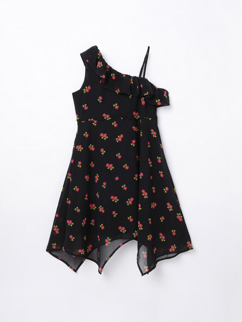 Fame Forever by Lifestyle Black & Pink Floral A-Line Dress
Fame Forever by Lifestyle Black & Pink Floral A-Line Dress