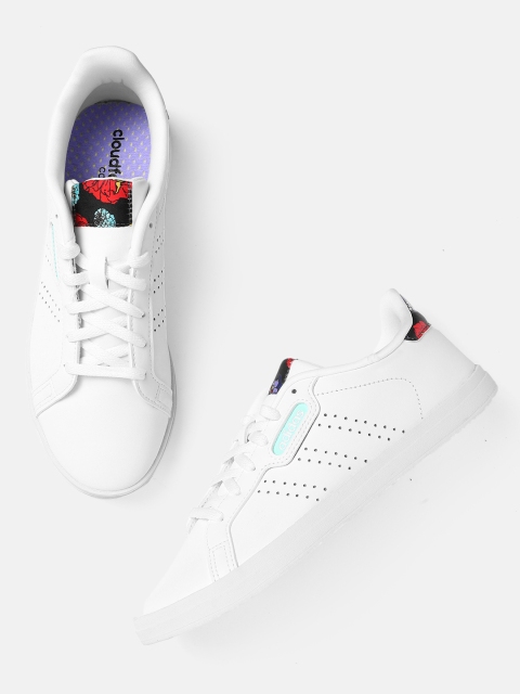 ADIDAS Women White Solid Courtpoint Base Sustainable Tennis Shoes with Perforated Detail
ADIDAS Women White Solid Courtpoint Base Sustainable Tennis Shoes with Perforated Detail