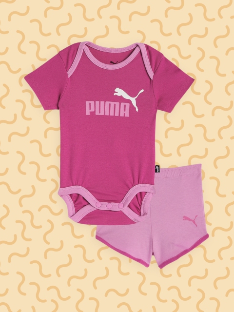 Puma Unisex Infant Festival Fuchsia Pink Minicats Printed Knitted T-shirt with Shorts
Puma Unisex Infant Festival Fuchsia Pink Minicats Printed Knitted T-shirt with Shorts