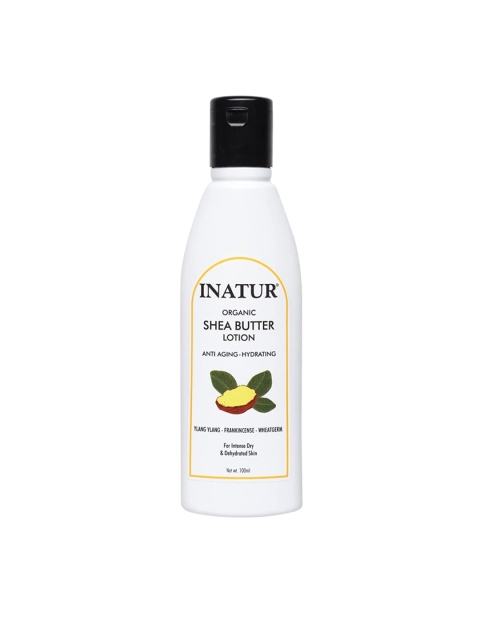 Inatur Organic Intense Dry Skin Anti-Aging & Hydrating Shea Butter Body Lotion - 100 ml, White
Inatur Organic Intense Dry Skin Anti-Aging & Hydrating Shea Butter Body Lotion - 100 ml, White