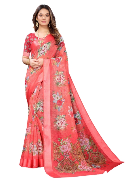 Viva N Diva Peach-Coloured & Green Floral Silk Blend Ready to Wear Kanjeevaram Saree
Viva N Diva Peach-Coloured & Green Floral Silk Blend Ready to Wear Kanjeevaram Saree