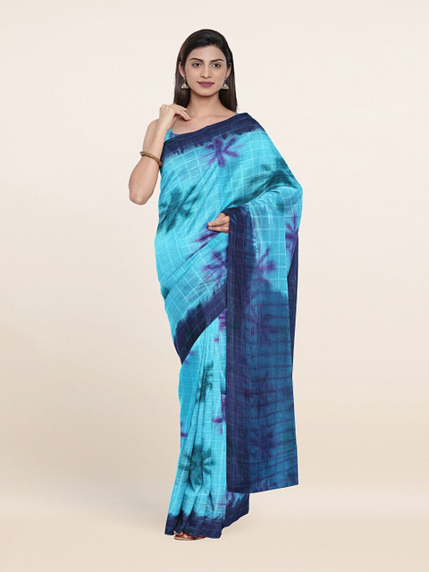 Pothys Blue Tie & Dye Pure Cotton Saree 
Pothys Blue Tie & Dye Pure Cotton Saree
