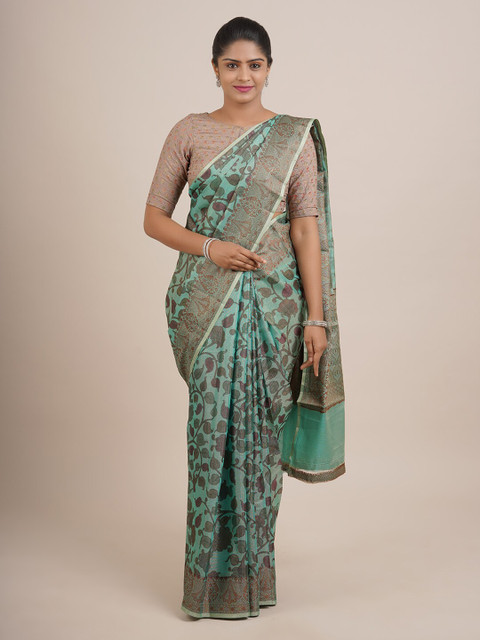 Pothys Women Green Printed Organza Silk Saree
Pothys Women Green Printed Organza Silk Saree