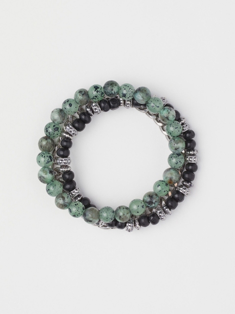 H&M Men Green 3 Pack Bracelets