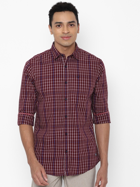 Allen Solly Sport Men Maroon & White Tartan Checks Checked Pure Cotton Casual Shirt
Allen Solly Sport Men Maroon & White Tartan Checks Checked Pure Cotton Casual Shirt
