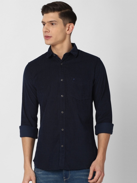 VAN HEUSEN DENIM LABS Men Navy Blue Micro Ditsy Printed Slim Fit Pure Cotton Casual Shirt
VAN HEUSEN DENIM LABS Men Navy Blue Micro Ditsy Printed Slim Fit Pure Cotton Casual Shirt