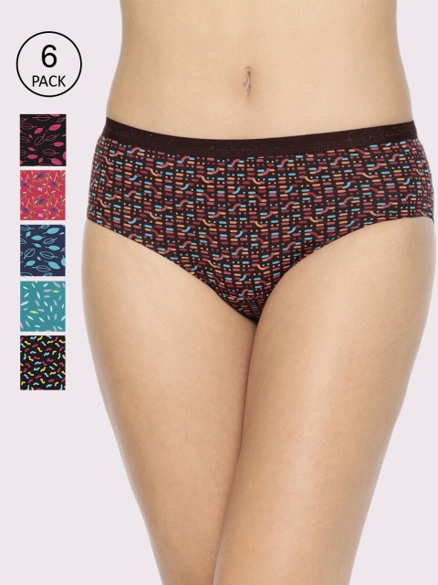 LYRA Women Pack of 6 Pure Cotton Assorted Hipster Briefs LYRA_PANTY_211_AST_6PC
LYRA Women Pack of 6 Pure Cotton Assorted Hipster Briefs LYRA_PANTY_211_AST_6PC
