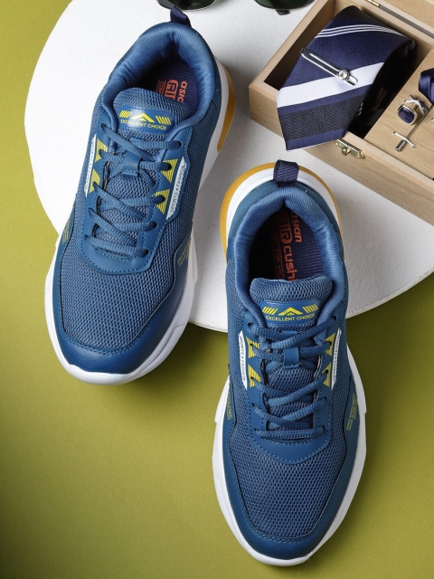 ASIAN Men Blue Mesh Running Non-Marking Shoes