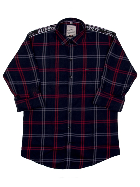 LITTLE DINO Boys Black Classic Slim Fit Tartan Checks Checked Pure Cotton Casual Shirt
LITTLE DINO Boys Black Classic Slim Fit Tartan Checks Checked Pure Cotton Casual Shirt