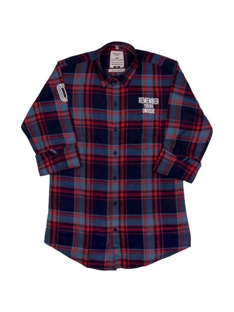 LITTLE DINO Boys Navy Blue Classic Slim Fit Other Checks Checked Cotton Casual Shirt
LITTLE DINO Boys Navy Blue Classic Slim Fit Other Checks Checked Cotton Casual Shirt