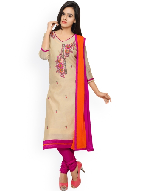 Touch Trends Beige & Burgundy Embroidered Chanderi Art Silk Unstitched Dress Material
Touch Trends Beige & Burgundy Embroidered Chanderi Art Silk Unstitched Dress Material