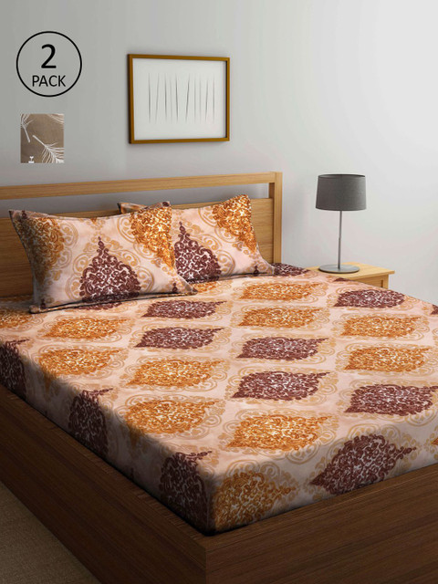 KLOTTHE Multi Color Ethnic Motifs Printed 210 TC 2 King Bedsheets with 4 Pillow Covers
KLOTTHE Multi Color Ethnic Motifs Printed 210 TC 2 King Bedsheets with 4 Pillow Covers