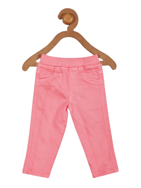 612 league Infant Girls Pink Cotton Trousers