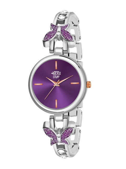 SWADESI STUFF Women Silver-Toned Dial & Bracelet Style Straps Analogue Watch TITON BUTTERFLY SILVER
SWADESI STUFF Women Silver-Toned Dial & Bracelet Style Straps Analogue Watch TITON BUTTERFLY SILVER