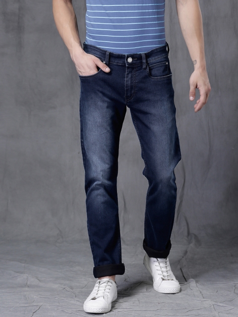 WROGN Blue Slim Fit Stretchable Jeans