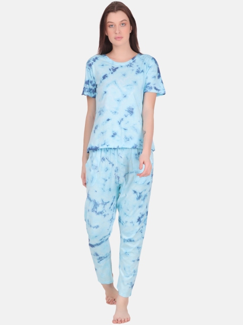 Masha Women Blue Night suits