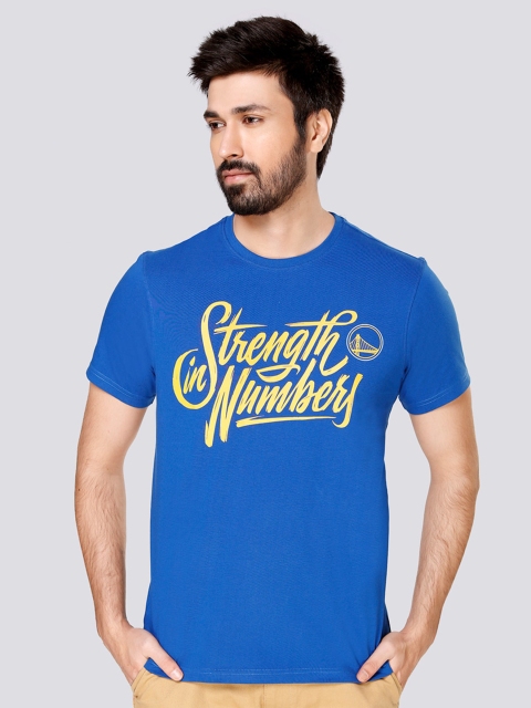 NBA Men Blue Typography Golden State Warriors Printed Sublimation Pure Cotton T-shirt
NBA Men Blue Typography Golden State Warriors Printed Sublimation Pure Cotton T-shirt