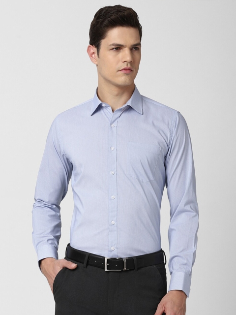 Van Heusen Men Blue Slim Fit Formal Shirt