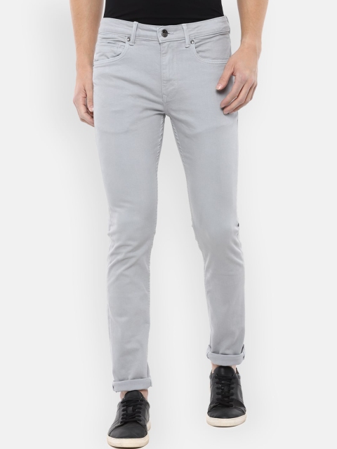 Louis Philippe Jeans Men Grey Slim Fit Jeans