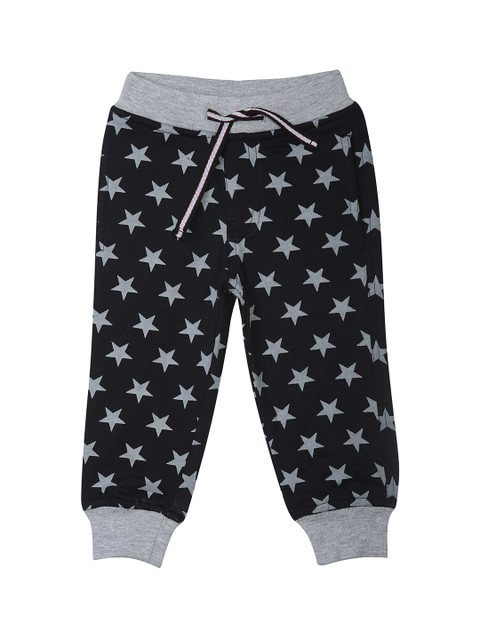 612 league Boys Black & Grey Printed Cotton Joggers
612 league Boys Black & Grey Printed Cotton Joggers