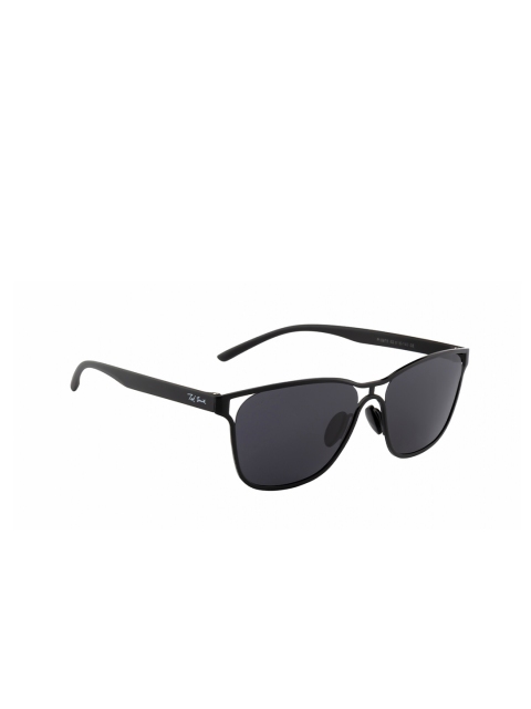 Ted Smith Unisex Grey UV Protected Wayfarer Sunglasses TSP-P0975_M.BLK