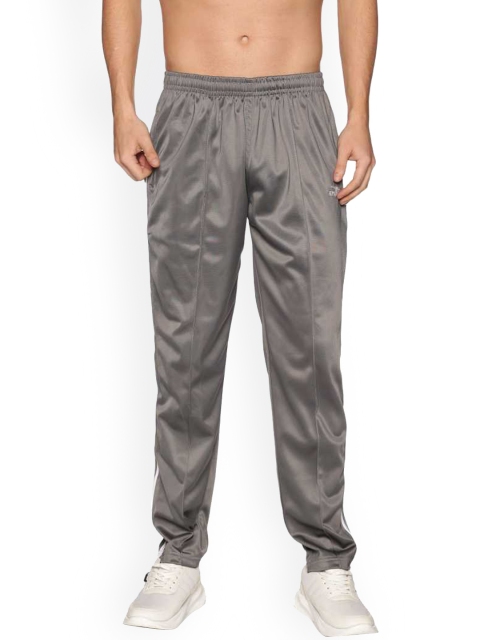 HPS Sports Men Grey Solid Track Pants