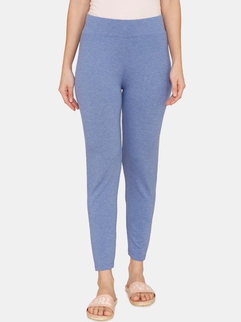 Coucou by Zivame Women Blue Solid Lounge Pants
