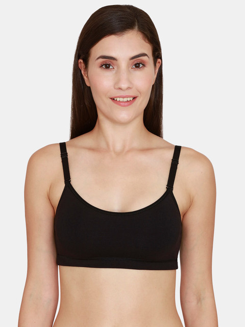Coucou by Zivame Black Non-wired Everyday Bra 
Coucou by Zivame Black Non-wired Everyday Bra