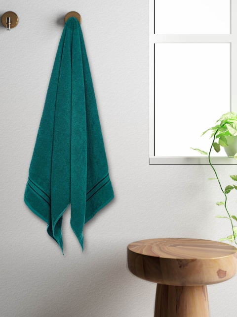 CORE Designed by SPACES Green Solid 400 GSM Pure Cotton Bath Towel