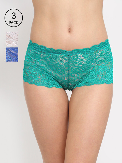 Friskers Women Set of 3 Self Design Lace Cotton Hipster Briefs O-330-02-05-36-S, White
Friskers Women Set of 3 Self Design Lace Cotton Hipster Briefs O-330-02-05-36-S, White