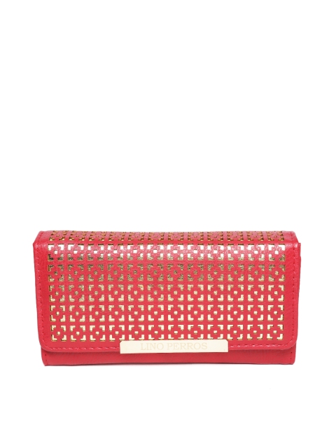 Lino Perros Women Red Cut-Out Wallet