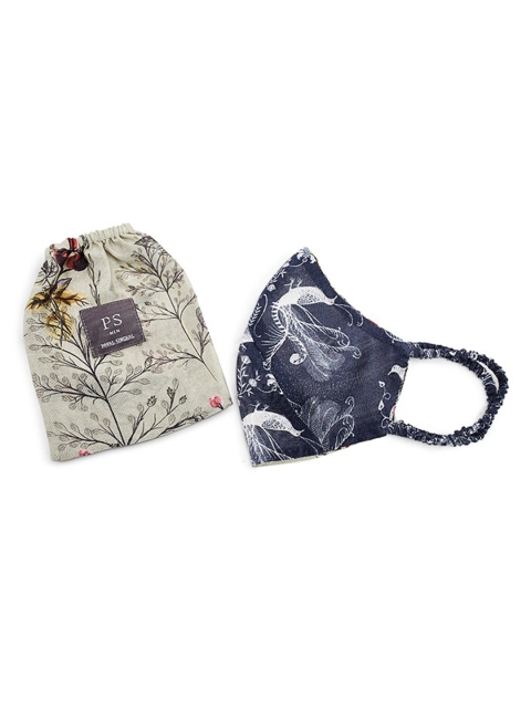 PS MEN BY PAYAL SINGHAL Navy Blue & Olive Green Cotton Reversible 3 Ply Mask with Pouch
PS MEN BY PAYAL SINGHAL Navy Blue & Olive Green Cotton Reversible 3 Ply Mask with Pouch